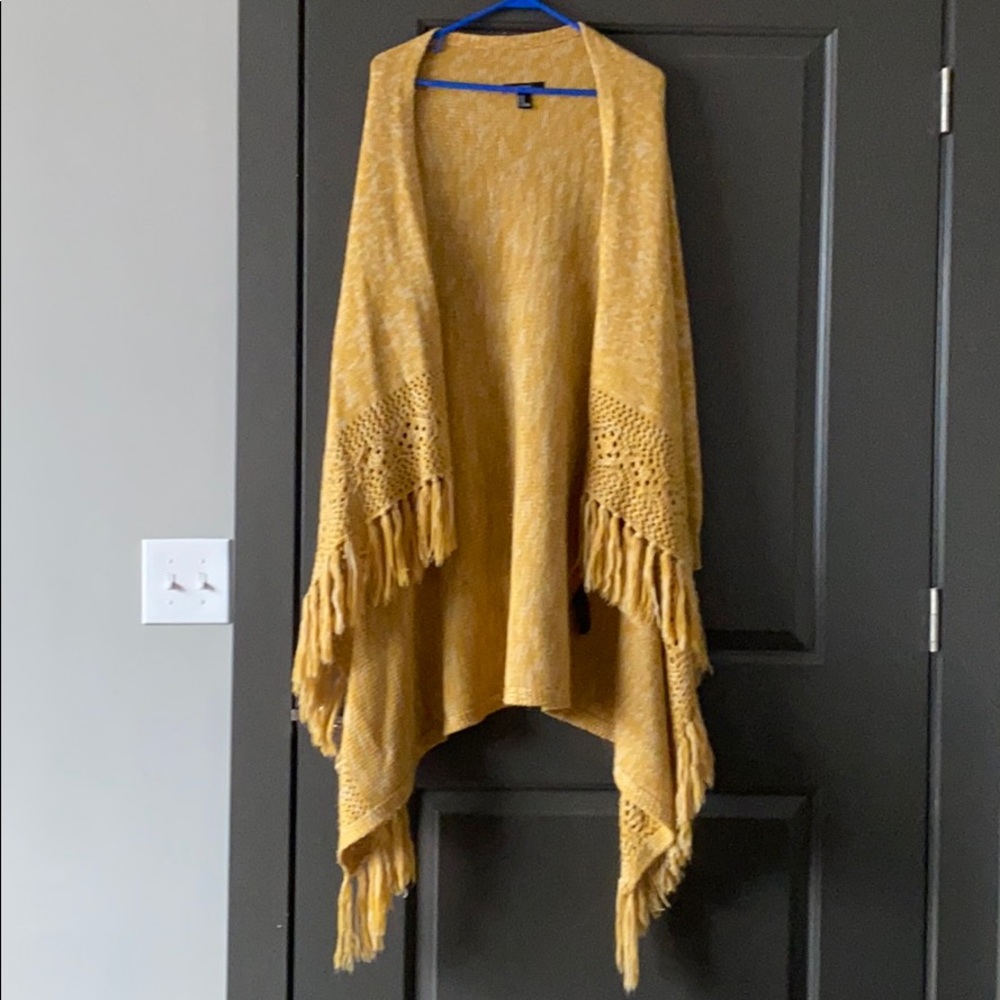 Forever 21 Fringe Cardigan